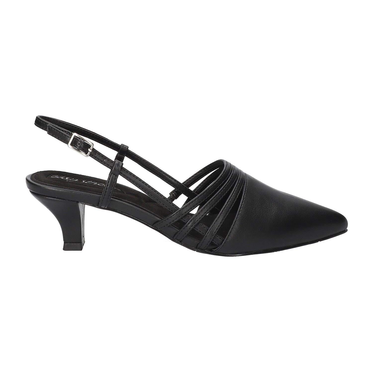 Easy Street Aura Womens Pointed Closed Toe Kitten Heel Pumps