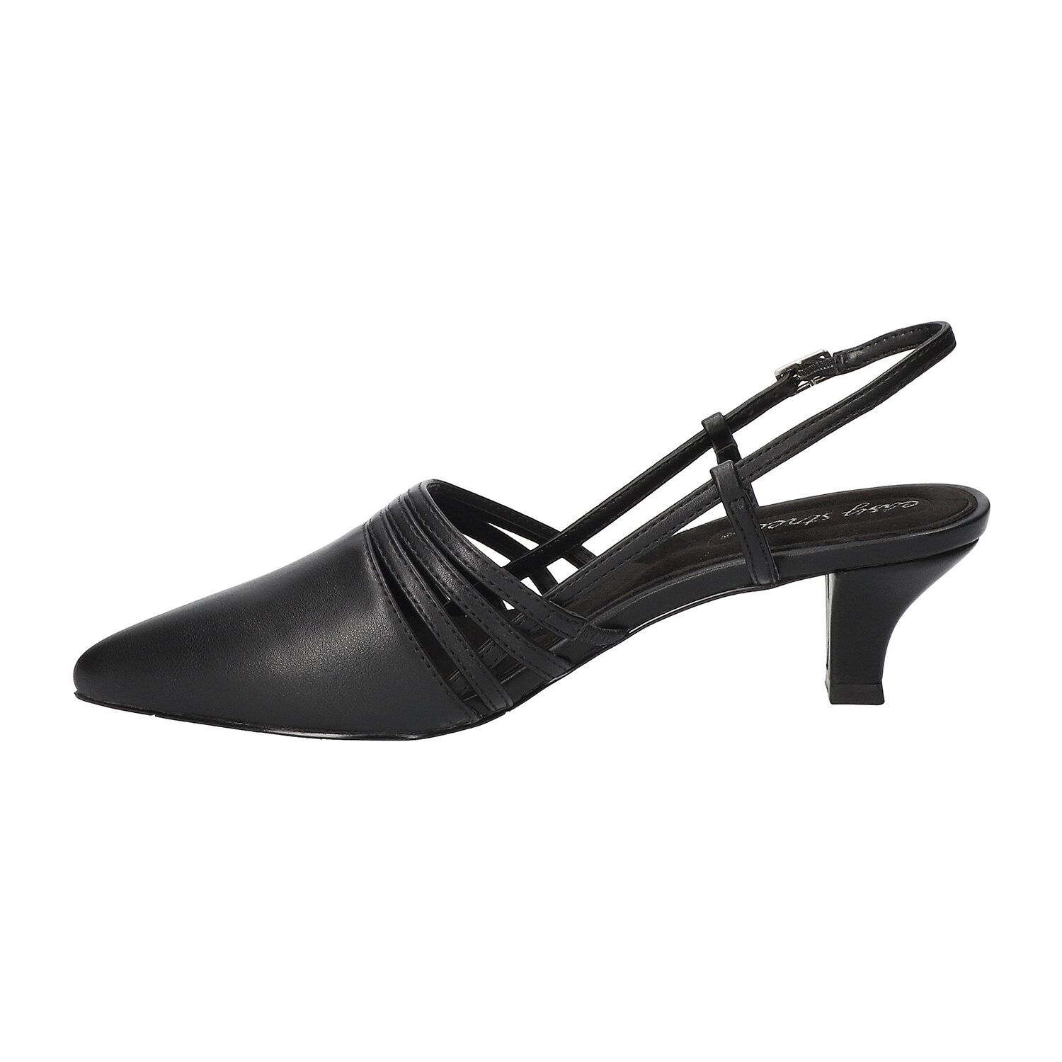 Easy Street Aura Womens Pointed Closed Toe Kitten Heel Pumps
