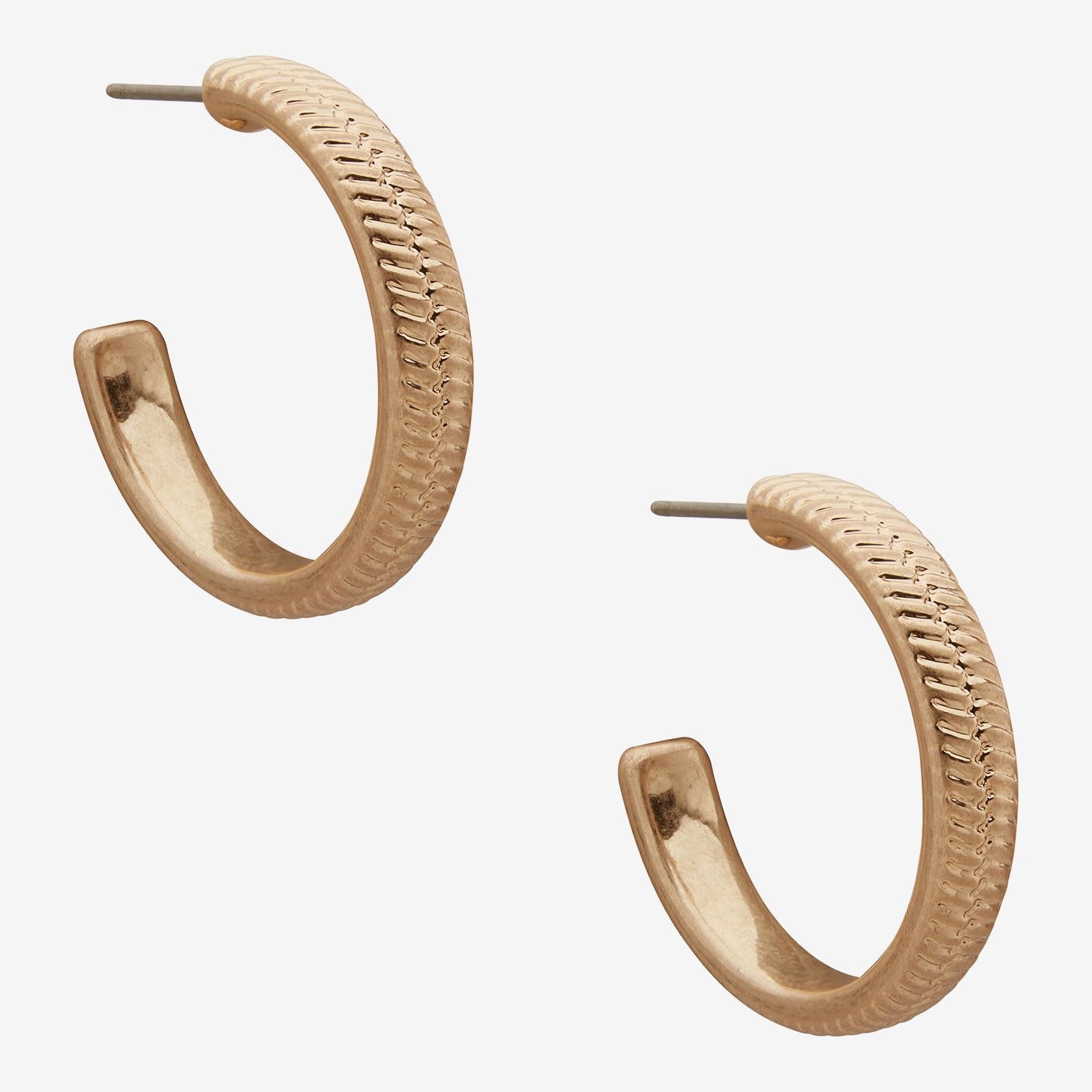 A.N.A Womens 23.3mm Hoop Earrings