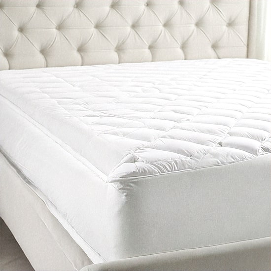Pointehaven Cotton Percale Hypoallergenic Mattress Pad