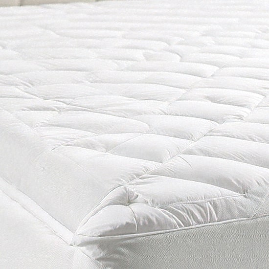Pointehaven Cotton Percale Hypoallergenic Mattress Pad