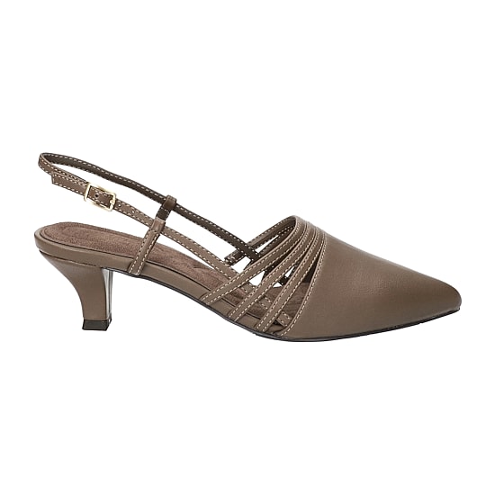 Easy Street Aura Womens Pointed Closed Toe Kitten Heel Pumps