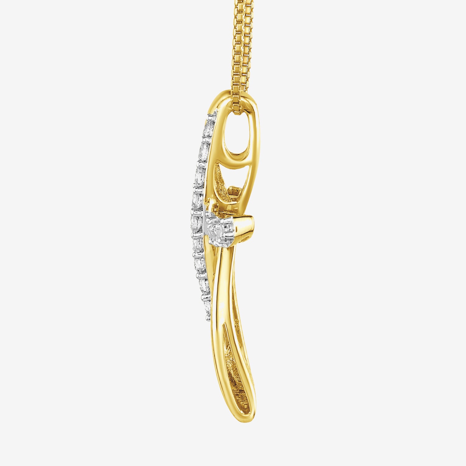 Cross (I / I2) Womens 1/2 CT. T.W. Lab Grown White Diamond 14K Gold Over Silver Cross Inch Pendant Necklace