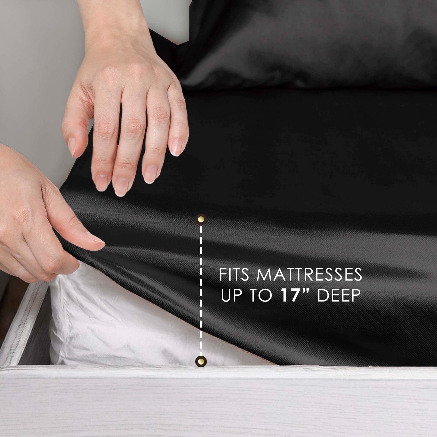 Martex Elegance Satin Wrinkle Resistant Sheet Set