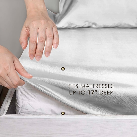 Martex Elegance Satin Wrinkle Resistant Sheet Set