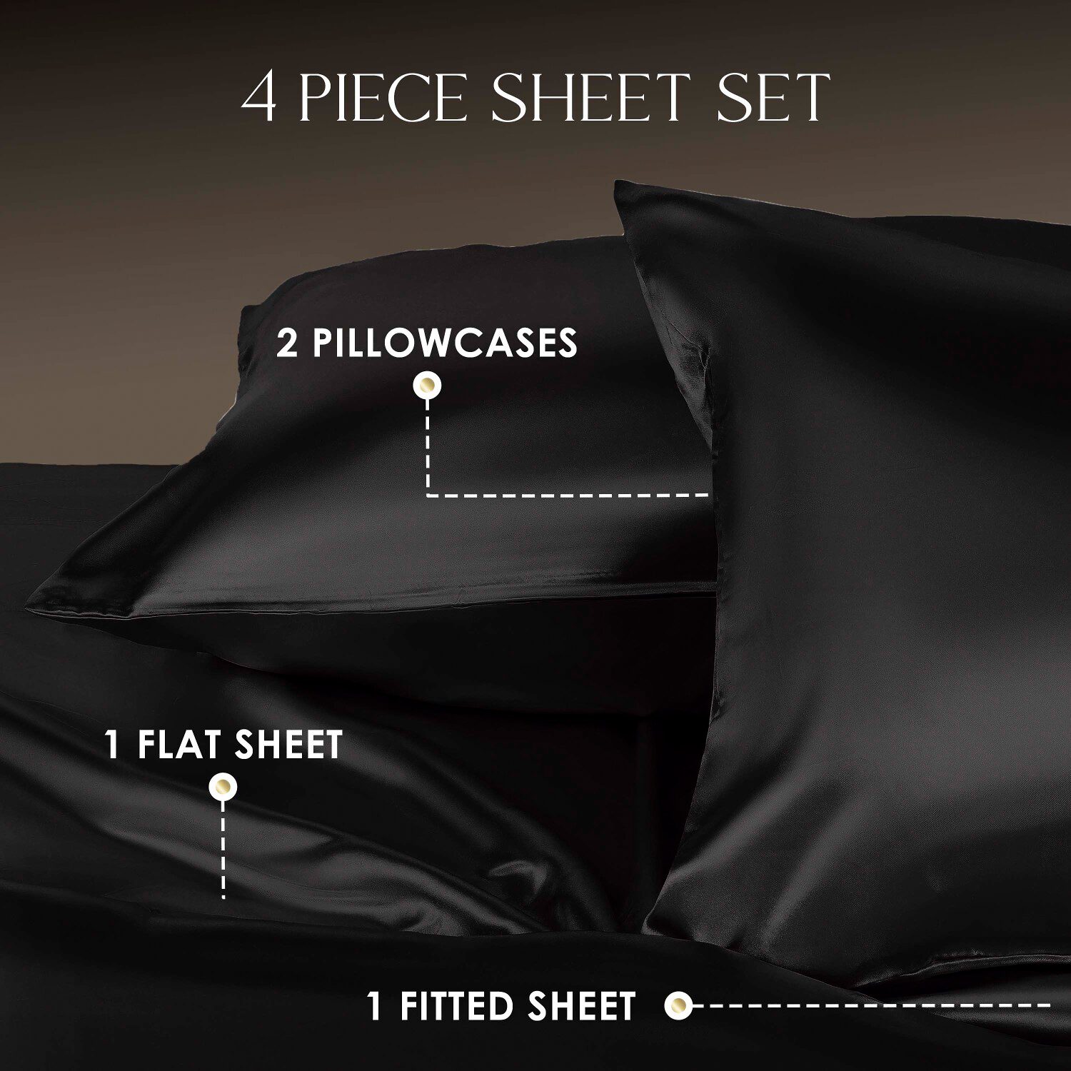 Martex Elegance Satin Wrinkle Resistant Sheet Set