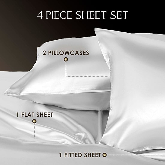 Martex Elegance Satin Wrinkle Resistant Sheet Set