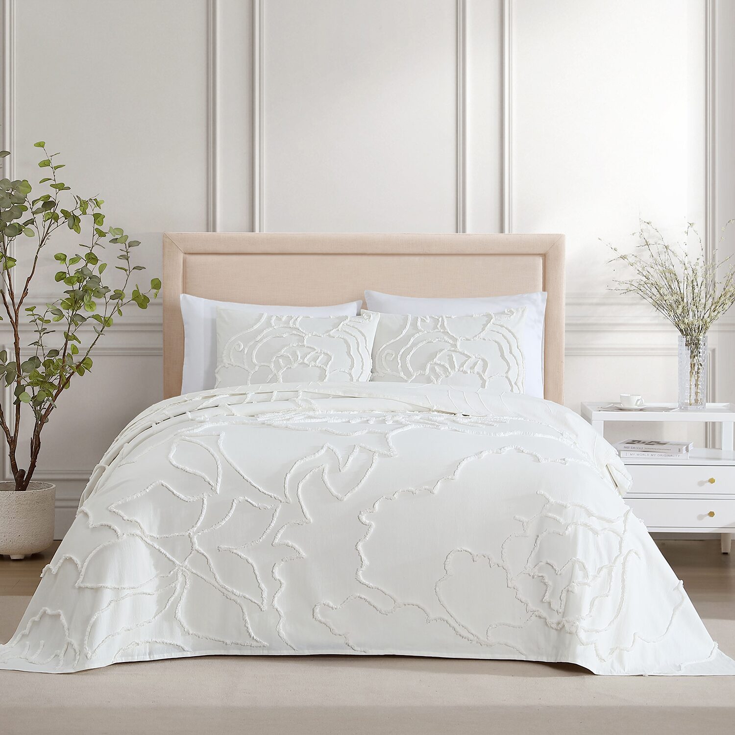 Beatrice Home Fashions Ed Chenille Shm Pillow Sham