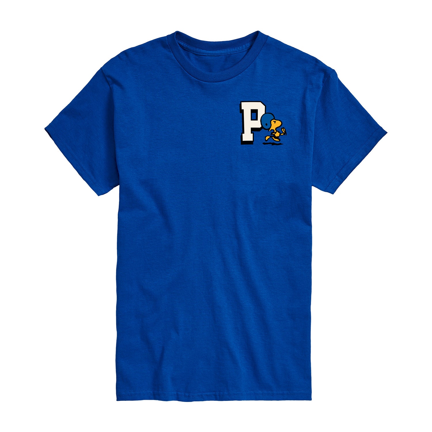 Franklin Collegiate Football Mens Crew Neck Short Sleeve Regular Fit Peanuts Graphic T-Shirt