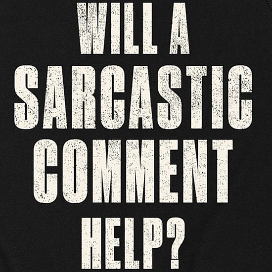 Sarcastic Comment Help Distressed Mens Crew Neck Sleeveless Regular Fit Graphic T-Shirt