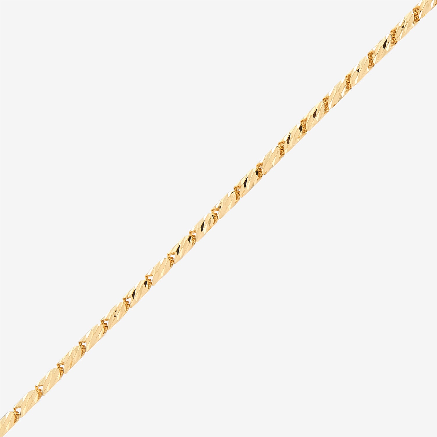 Womens 14K Gold 18 Inch Link Chain Necklace
