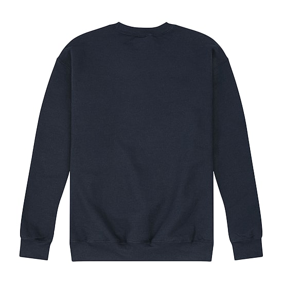 Winter Sledding Mens Crew Neck Long Sleeve Mickey and Friends Sweatshirt