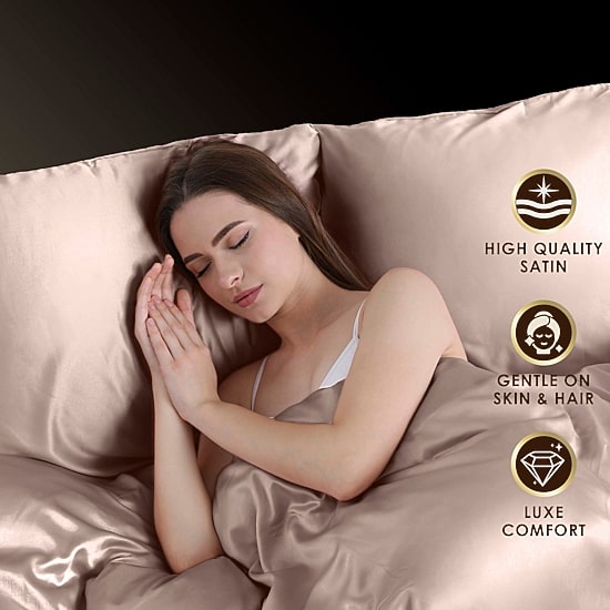 Martex Elegance Satin Wrinkle Resistant Pillowcase