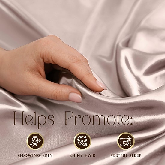 Martex Elegance Satin Wrinkle Resistant Pillowcase