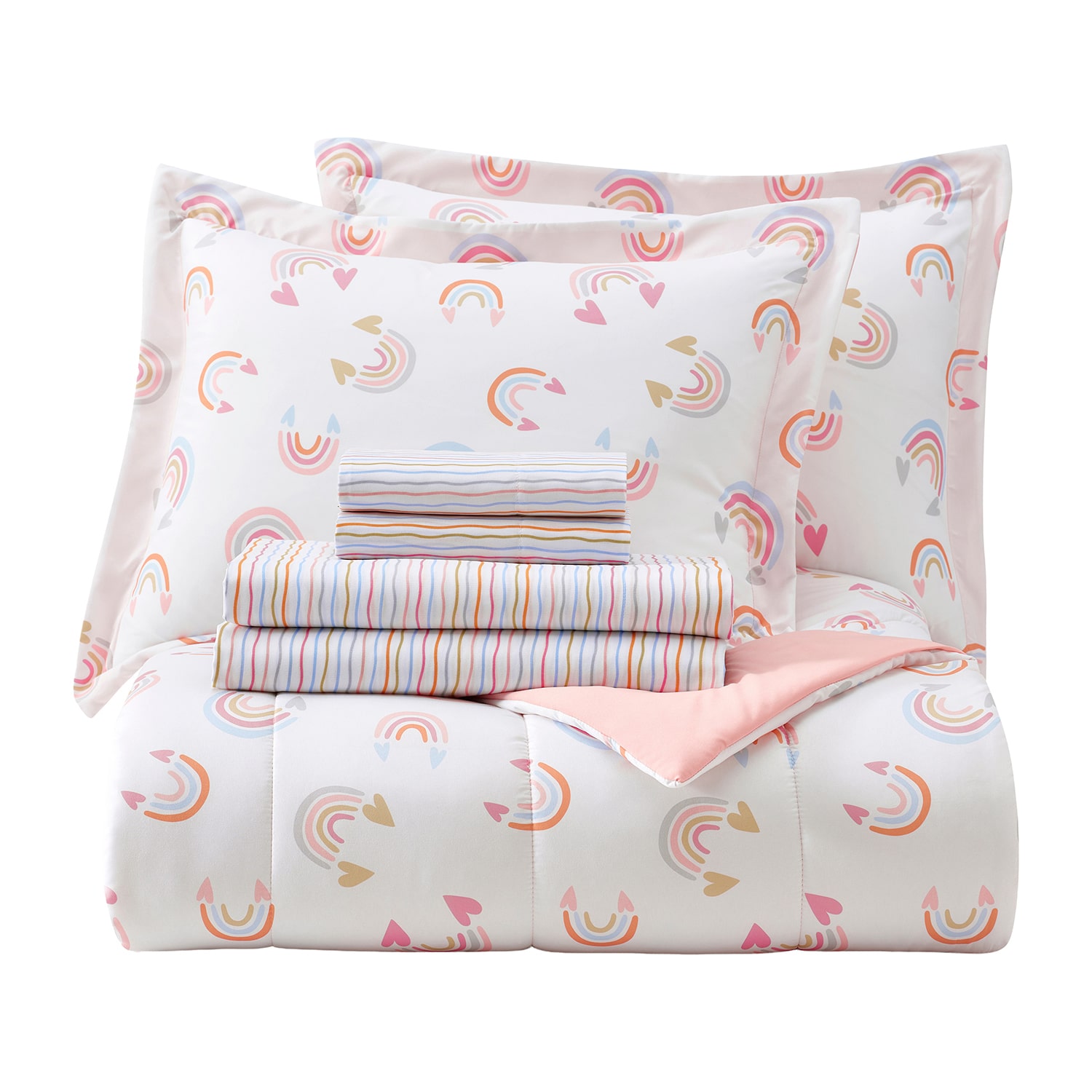 Dream Factory Lucky Hearts Comforter Set