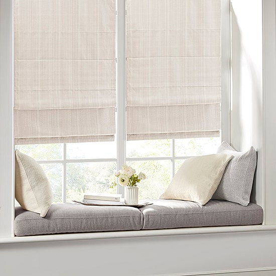 Madison Park Colm Energy Saving Cordless Room Darkening Roman Shade