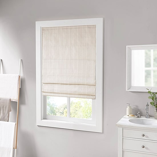 Madison Park Colm Energy Saving Cordless Room Darkening Roman Shade