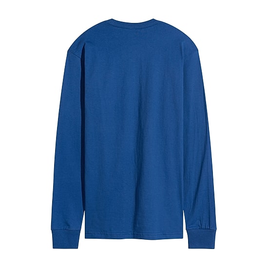 Logo Mens Crew Neck Long Sleeve Regular Fit Peanuts Graphic T-Shirt