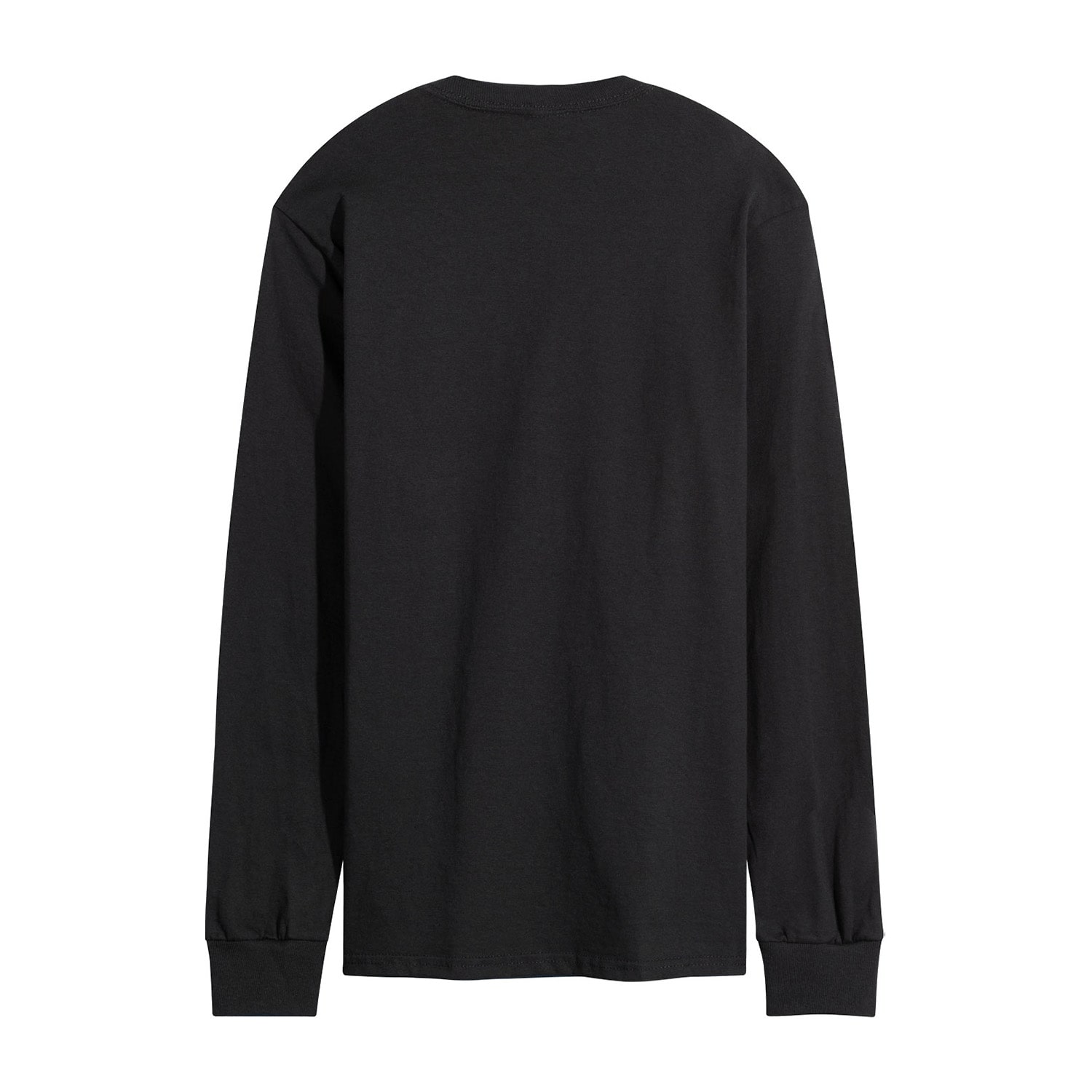 Rainbow Line Art Portrait Mens Crew Neck Long Sleeve Regular Fit Mickey Mouse Graphic T-Shirt
