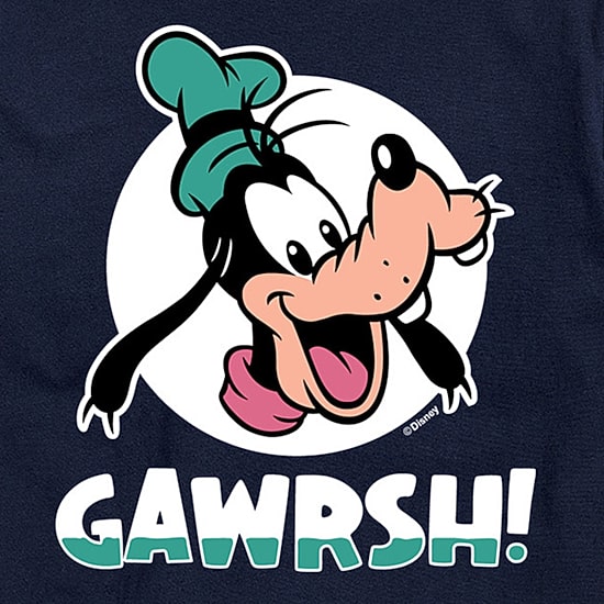 Gawrsh Mens Crew Neck Short Sleeve Regular Fit Goofy Graphic T-Shirt