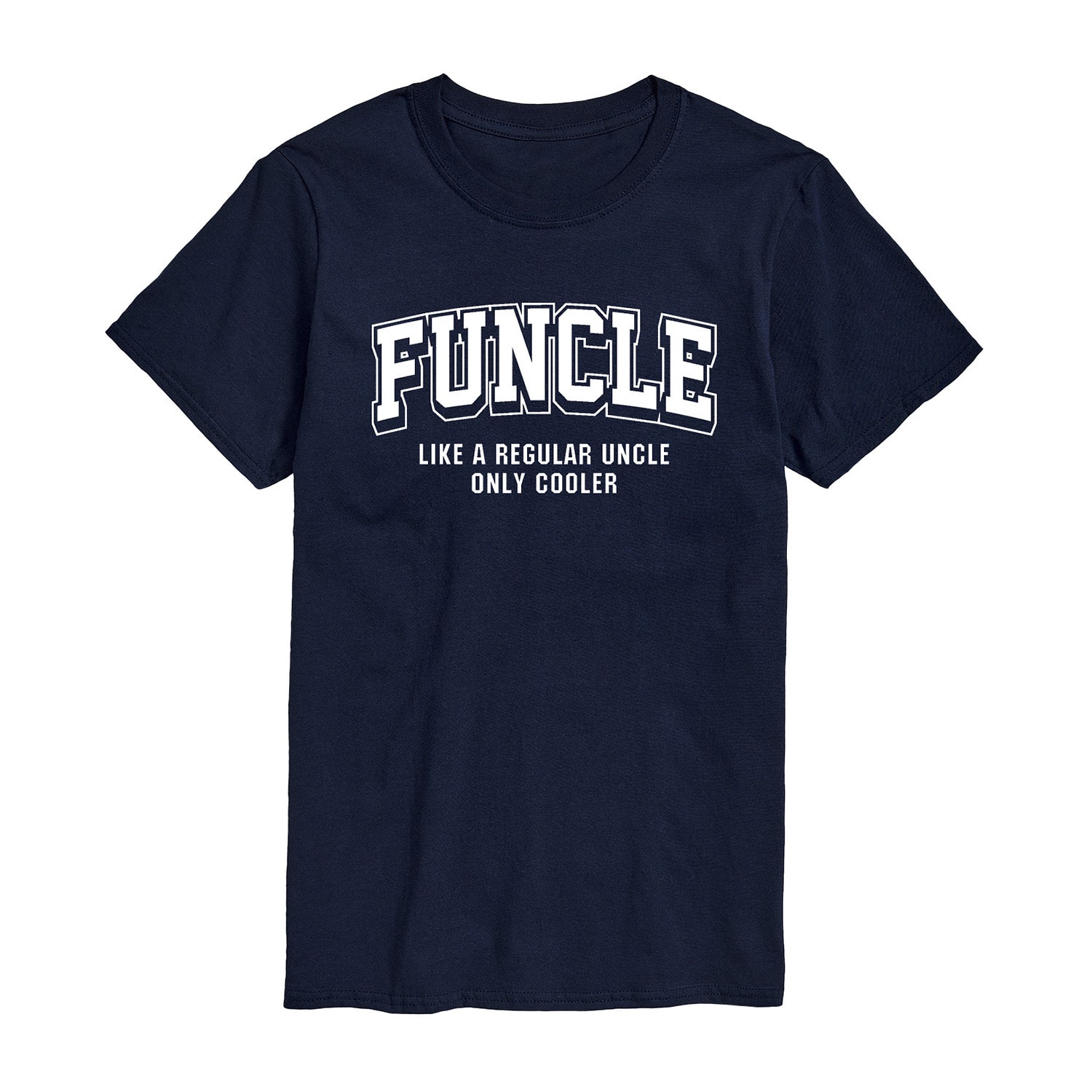 Funcle Mens Crew Neck Short Sleeve Regular Fit Big and Tall Graphic T-Shirt