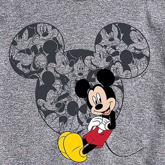 Mens Crew Neck Short Sleeve Regular Fit Mickey Mouse Big and Tall Graphic T-Shirt
