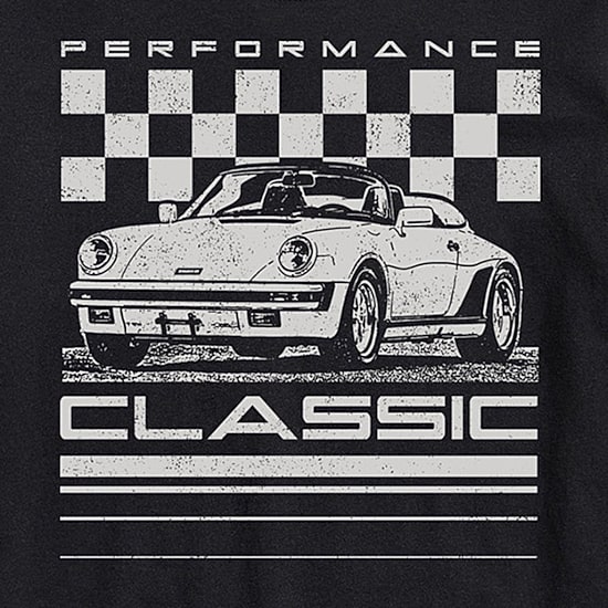 Performance Classic Car Mens Crew Neck Short Sleeve Regular Fit Big and Tall Graphic T-Shirt