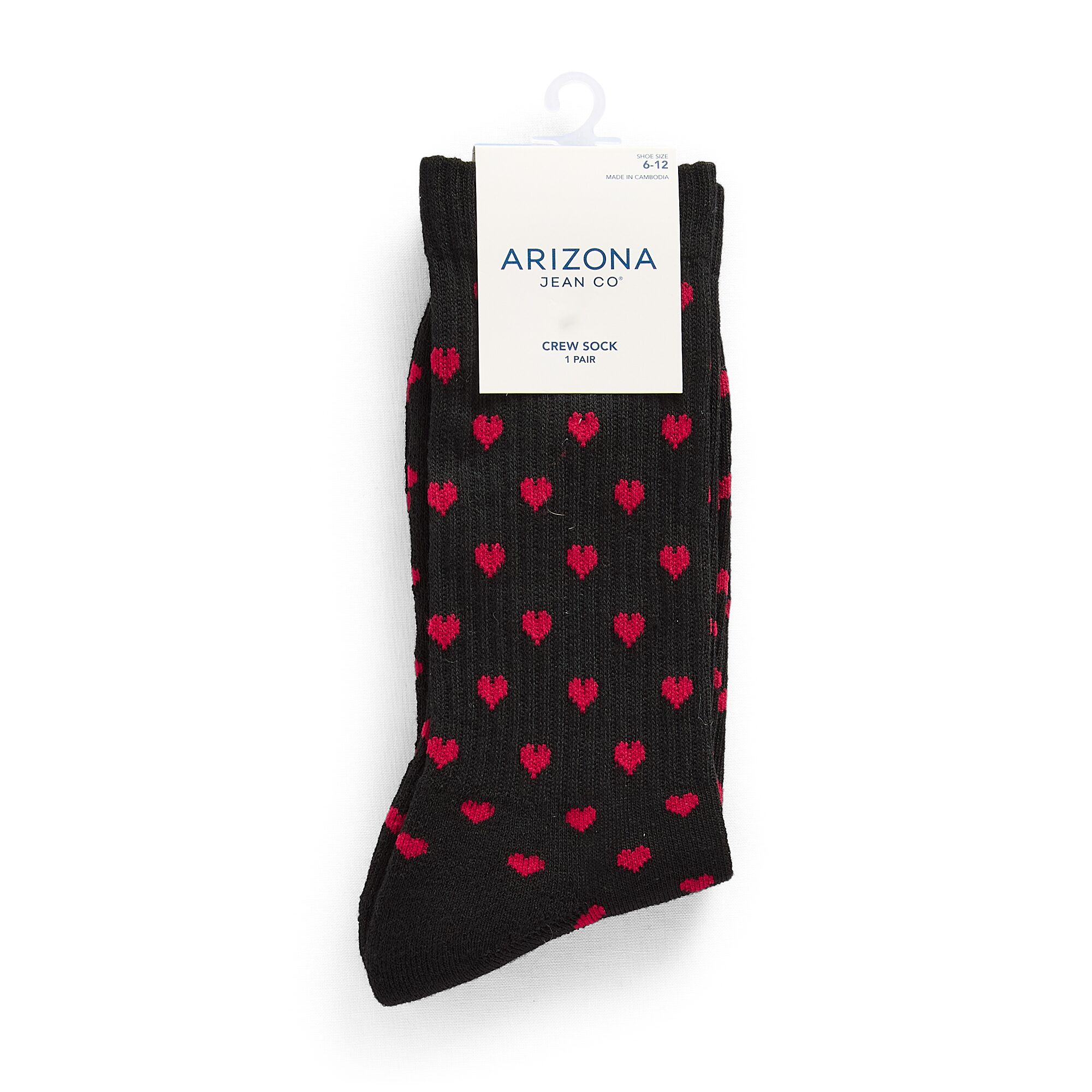 Arizona Mens 1 Pair Crew Socks