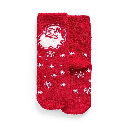 North Pole Trading Co Babies' . Unisex 1 Pair Crew Socks In Red