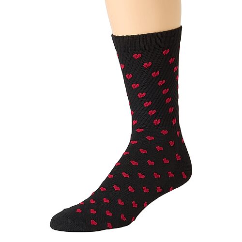 Arizona Mens 1 Pair Crew Socks In Black
