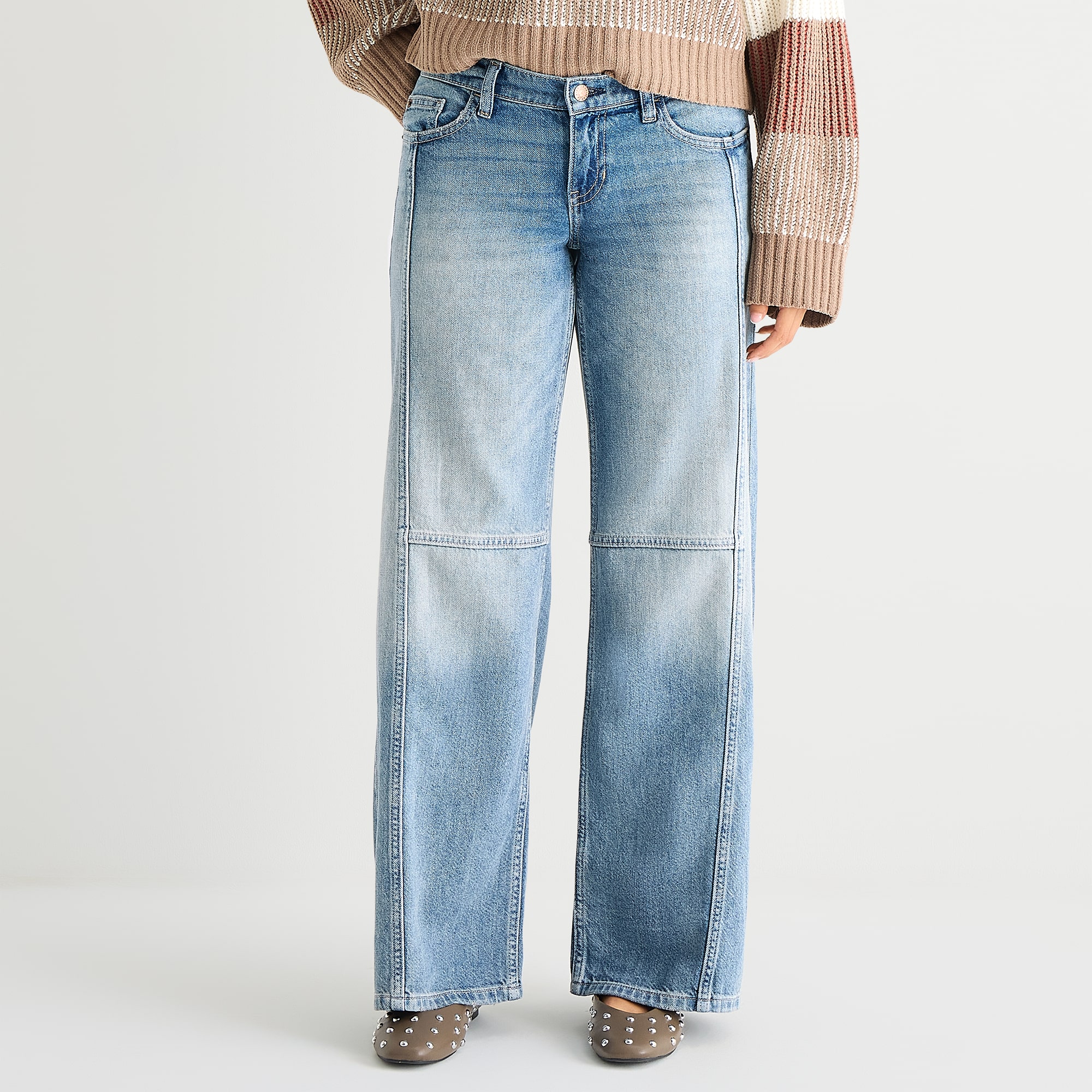 Arizona Womens Low Rise Baggy Fit Jean