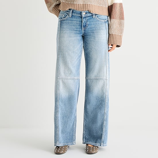 Arizona Womens Low Rise Baggy Fit Jean