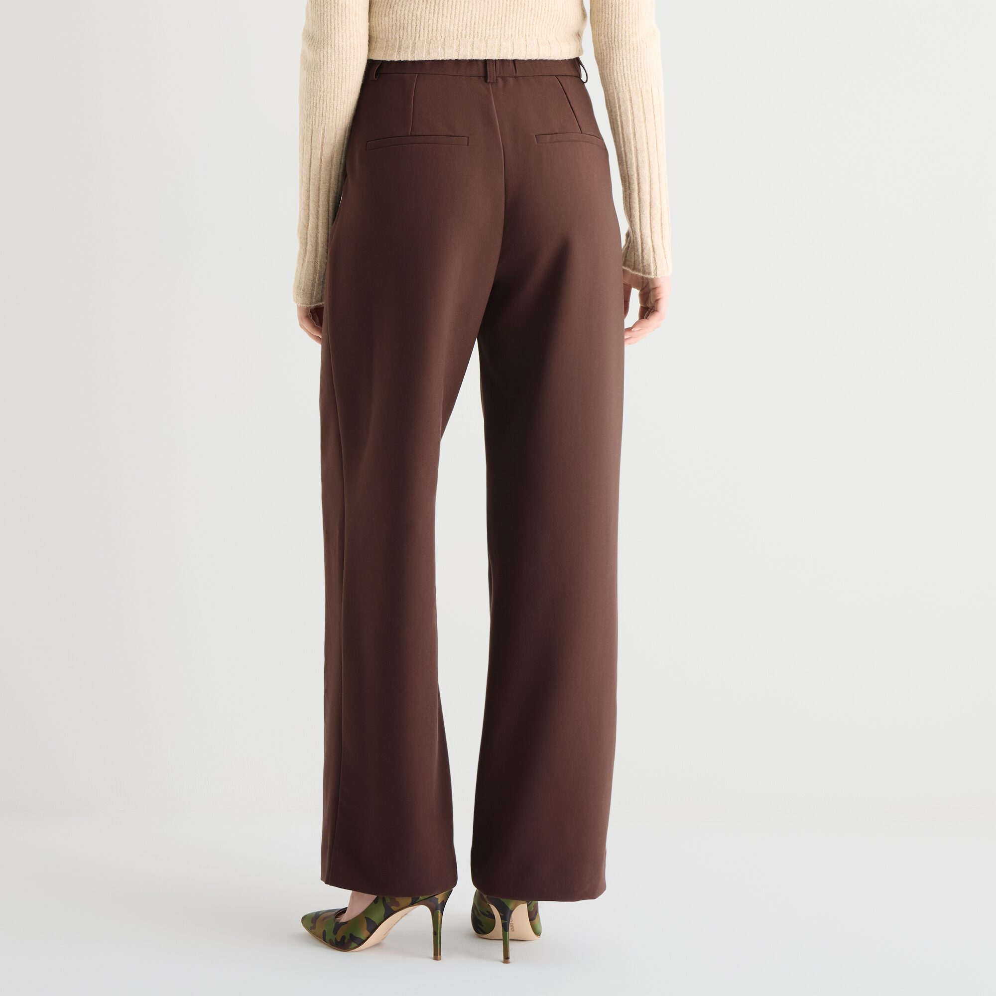 by&by Womens Juniors Wide Leg High Rise Trouser