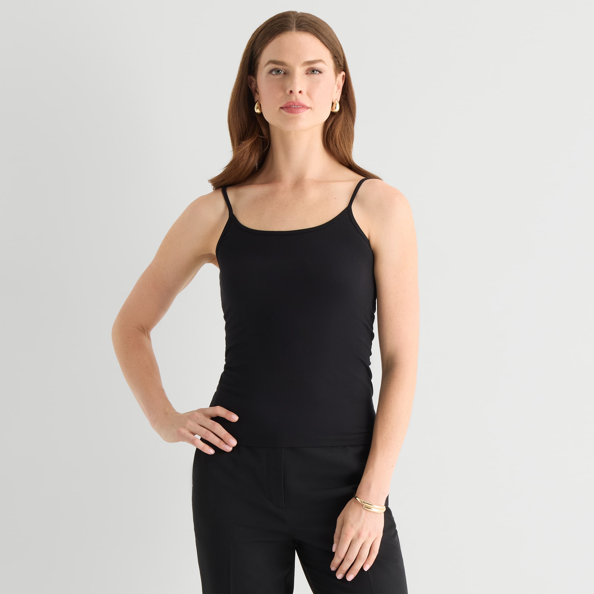 Worthington Womens U Neck Sleeveless Camisole