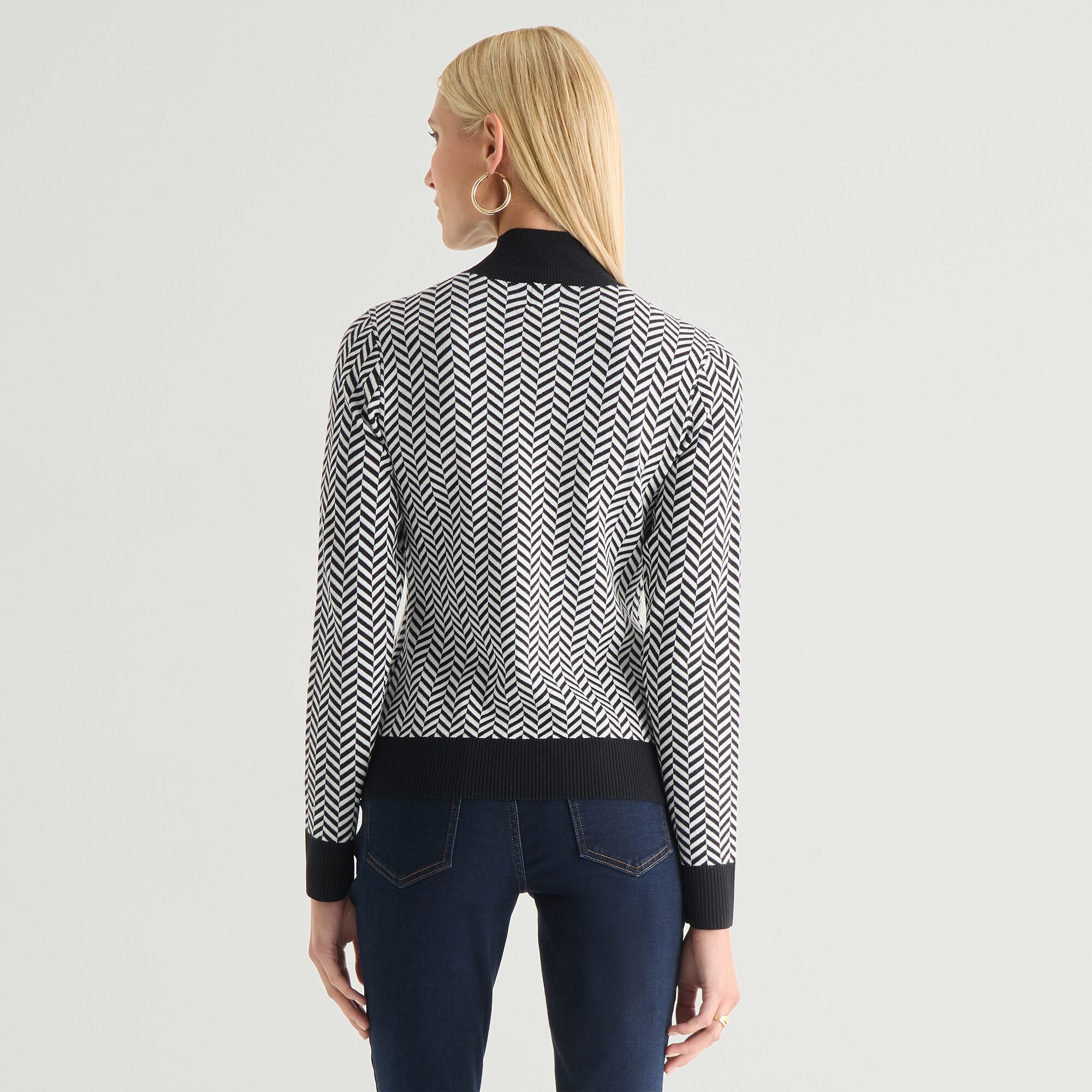Worthington Womens Turtleneck Long Sleeve Pullover Sweater