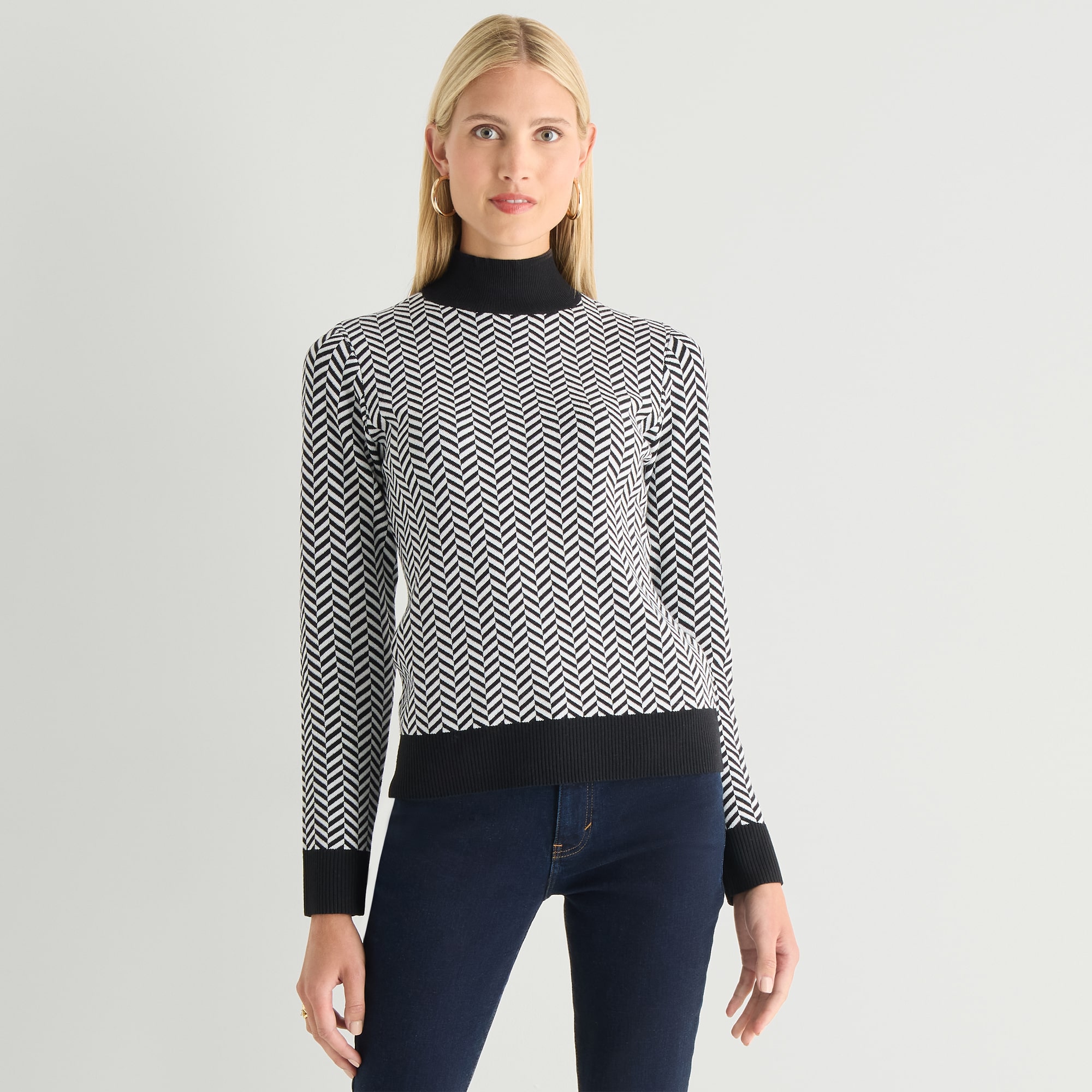 Worthington Womens Turtleneck Long Sleeve Pullover Sweater