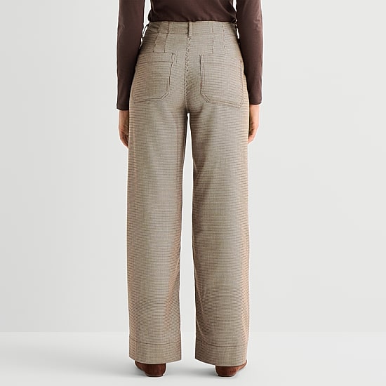 A.N.A Patch Pocket Womens Wide Leg Highest Rise Trouser