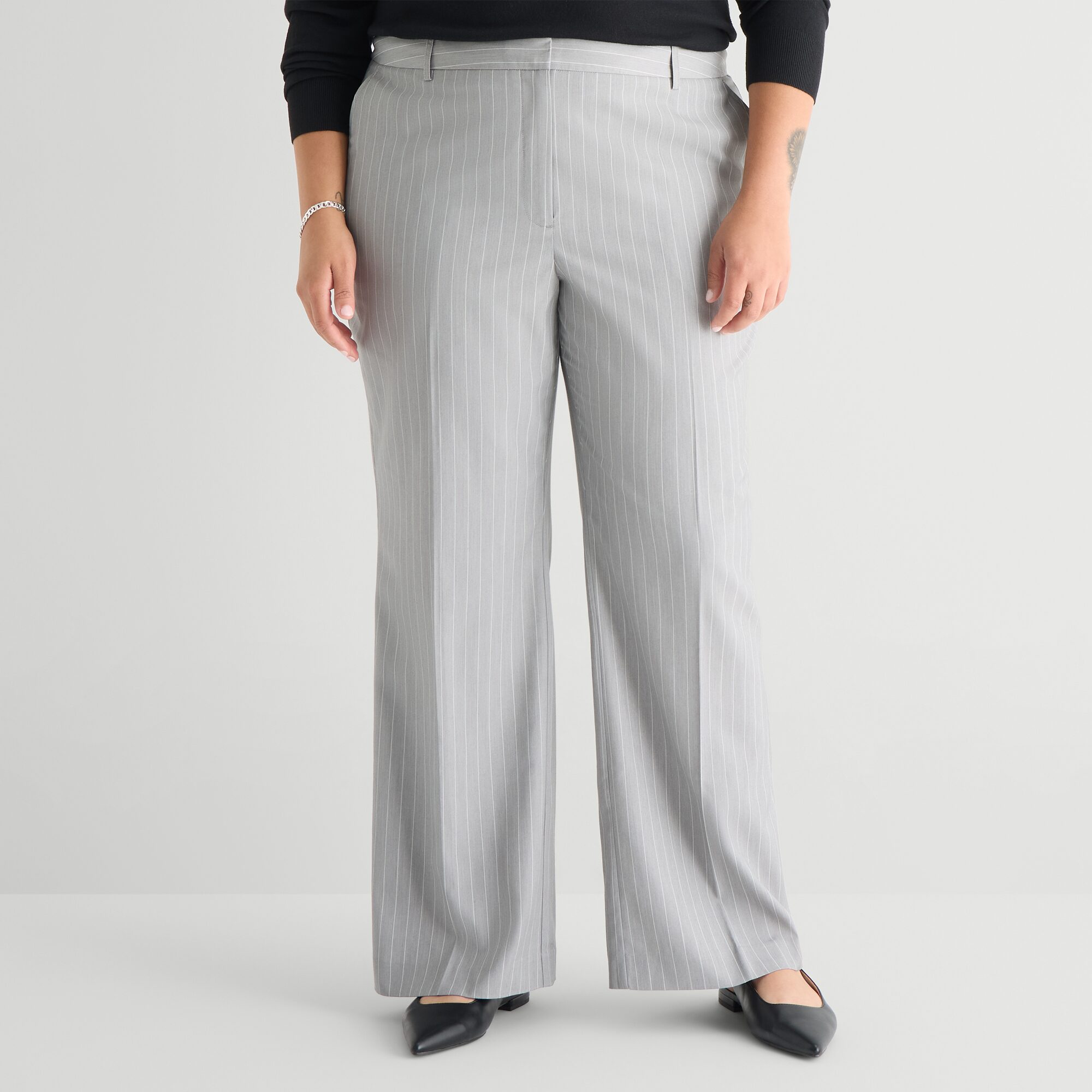 Worthington Plus Womens Modern Perfect Trouser