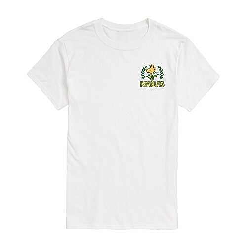 Country Club Golfing Mens Crew Neck Short Sleeve Regular Fit Peanuts Snoopy Big and Tall Graphic T-Shirt, 3x-large Tall, White
