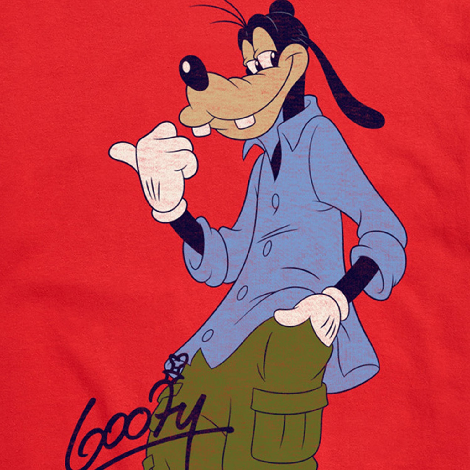 Goofy Street Wear Distressed Mens Crew Neck Short Sleeve Regular Fit Big and Tall Graphic T-Shirt