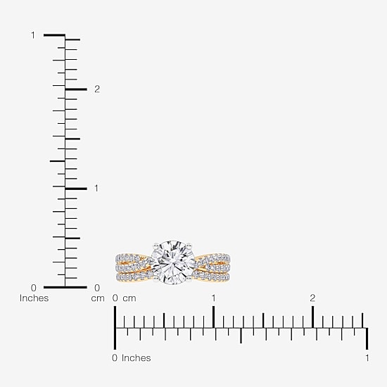 (F-G/ Vs2-Si1) Womens 6 1/2 Ct. T.W. Lab Grown White Diamond 10K Gold Oval Side Stone Bridal Set
