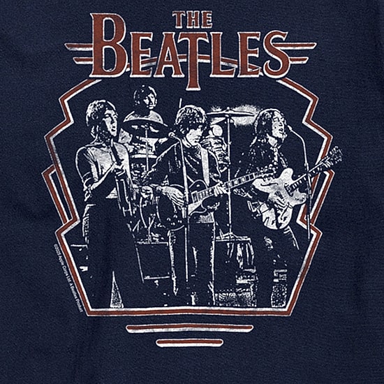 Revolution Live Mens Crew Neck Short Sleeve Regular Fit The Beatles Big and Tall Graphic T-Shirt