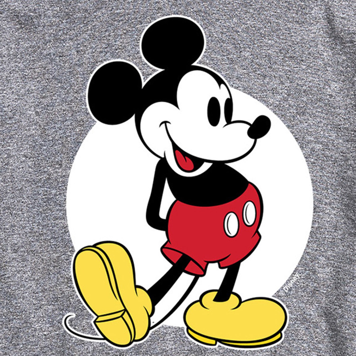 Classic Mouse Mens Crew Neck Short Sleeve Regular Fit Mickey Big and Tall Graphic T-Shirt