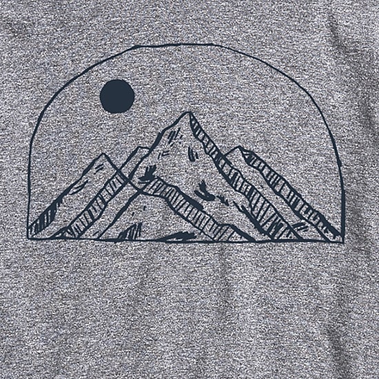 Mountain Sketch Mens Crew Neck Short Sleeve Regular Fit Big and Tall Graphic T-Shirt