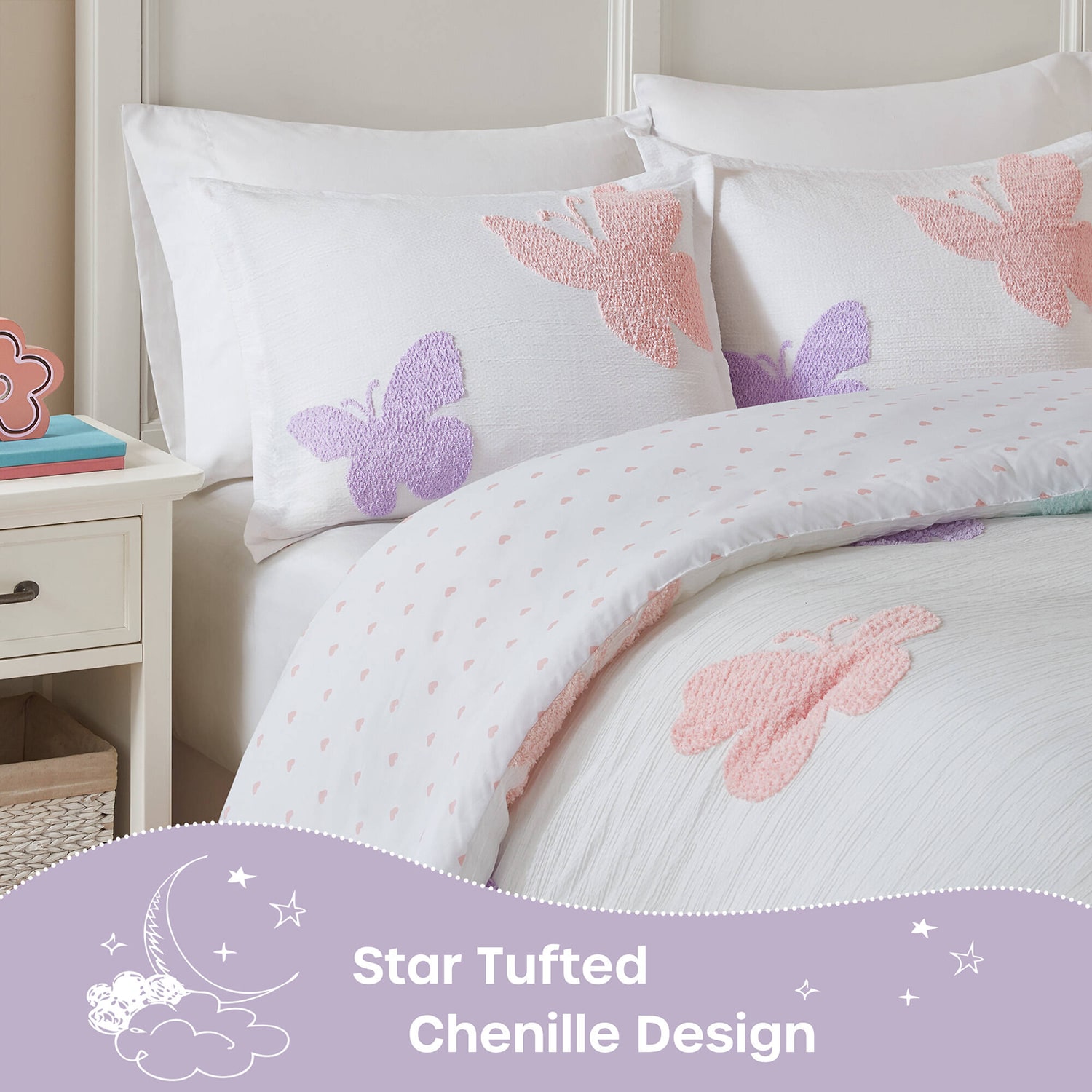 Intelligent Design Sunny 3-pc. Reversible Easy Care Duvet Cover Set