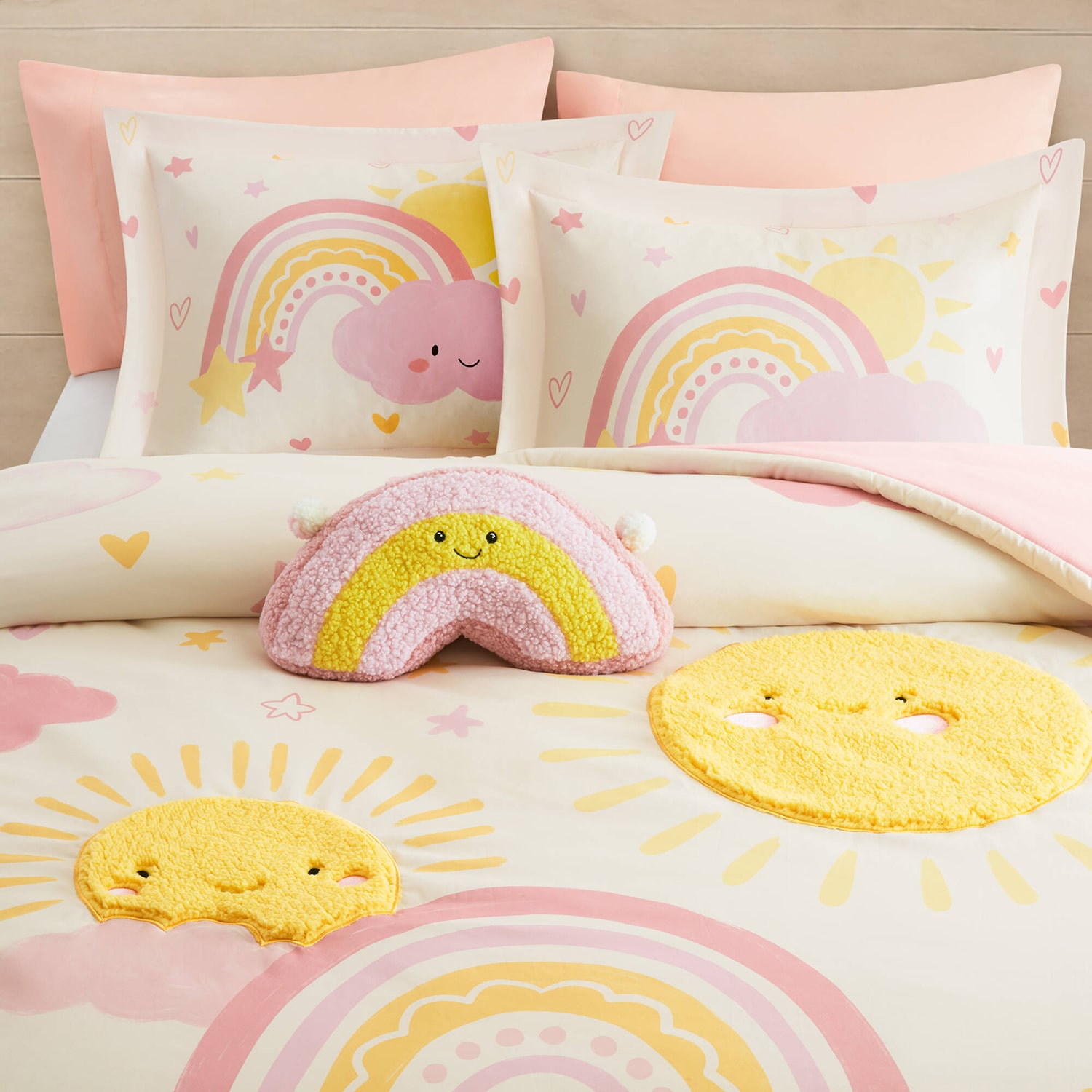 Intelligent Design Sunny Rainbow 6-pc. Easy Care Embroidered Comforter Set