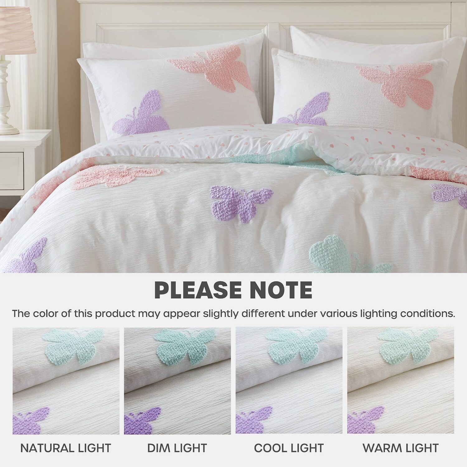 Intelligent Design Sunny 3-pc. Reversible Easy Care Duvet Cover Set