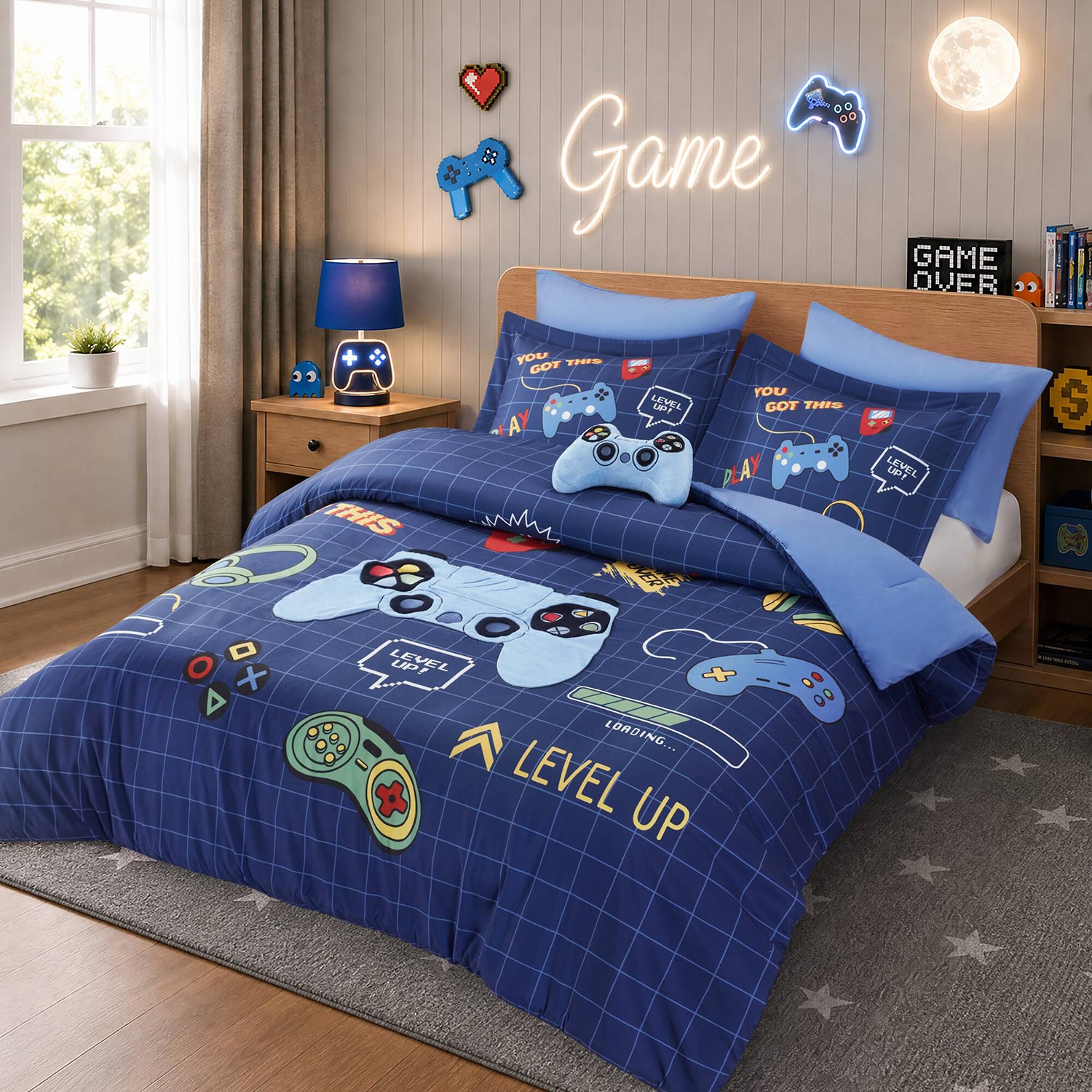 Intelligent Design Felix Gaming 6-pc. Easy Care Embroidered Comforter Set