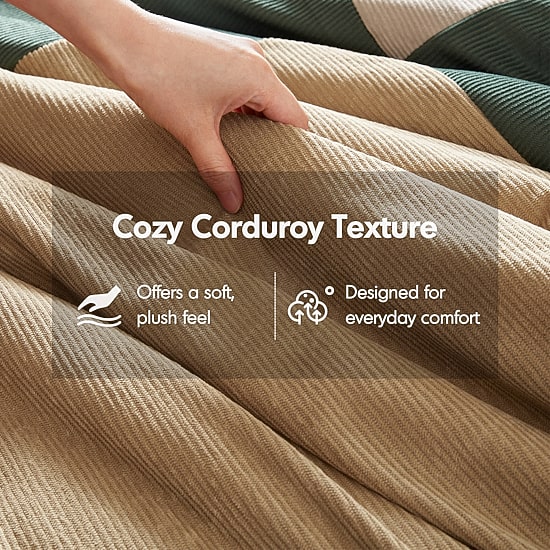 Intelligent Design Walter Color Block Textured Comforter Set Easy Care Comforter Set