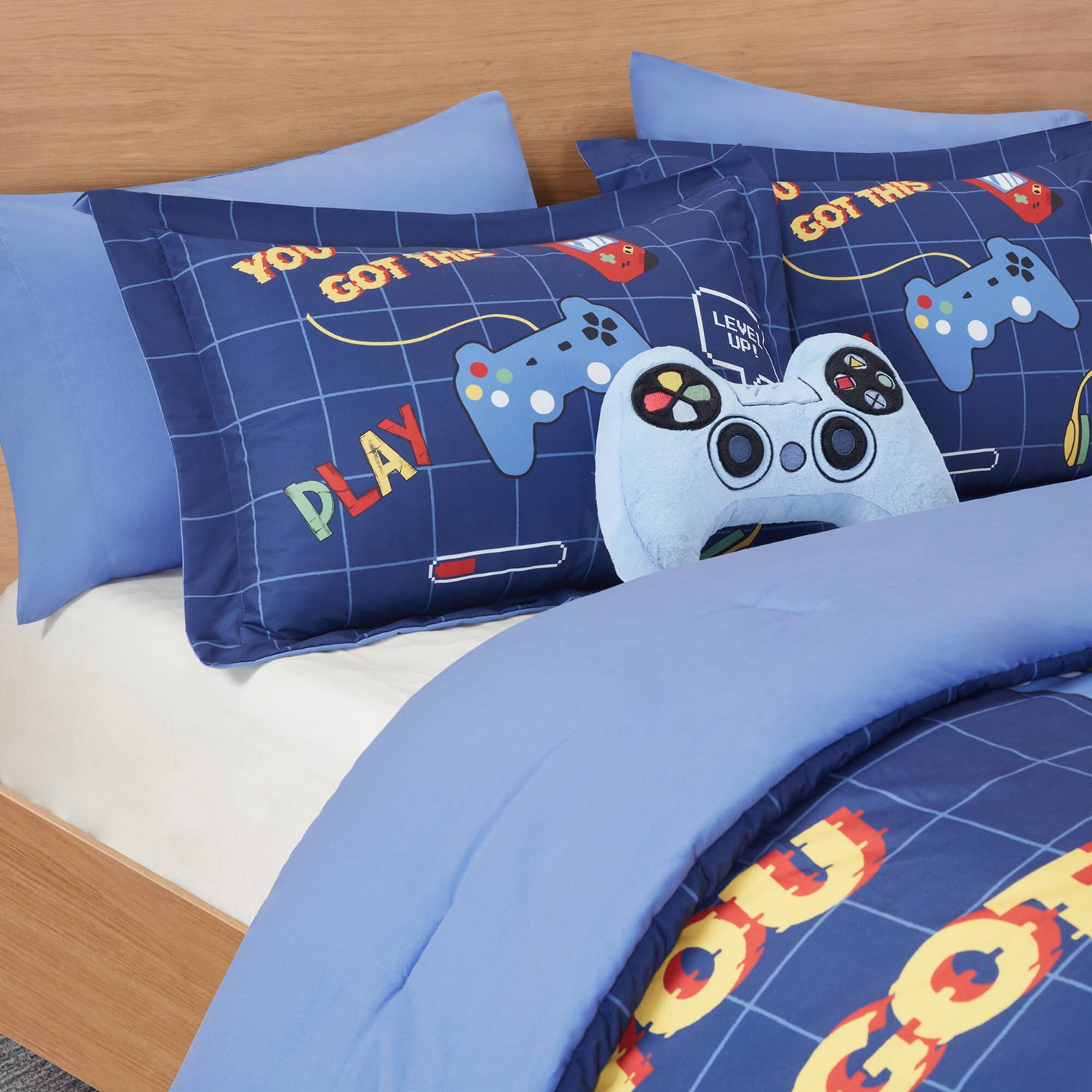 Intelligent Design Felix Gaming 6-pc. Easy Care Embroidered Comforter Set